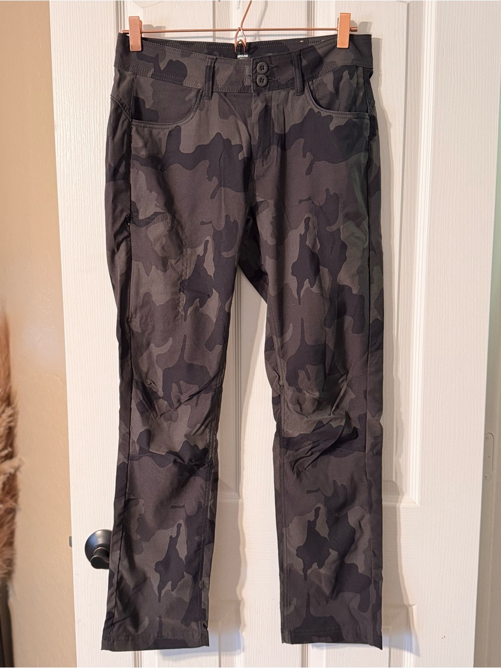 Prana Grey Camo Pants